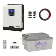 Kit Energia Ups Inversor Cargador 3kw/6kw 4.8kwh Renogen