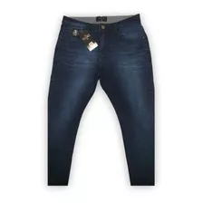 Calça Jeans Azul Lycra Masc Slim Premium Vilejack Original