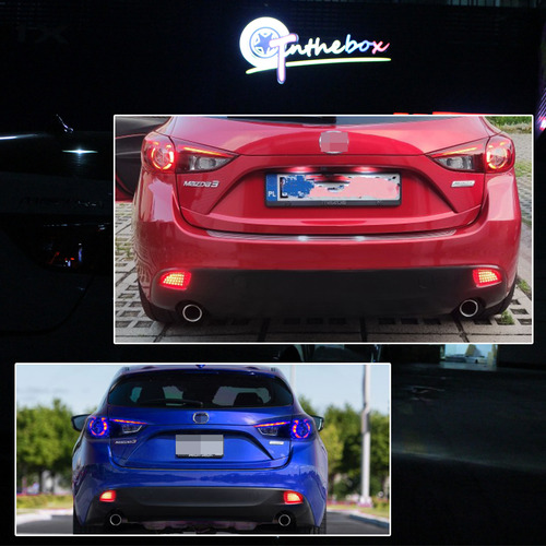 2 Piezas Luz Trasera De Freno Led Para Mazda 3 Axela 2013-18 Foto 10