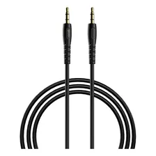 Cabo De Áudio P2 3.5mm 1 Metro Com Plugs Reforçados 