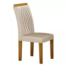 Conjunto 2 Cadeira Doha Com Encosto Bordado