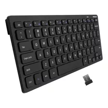 Mini Teclado Inalámbrico Ergonómico Y Cómodo (negro)