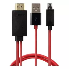 Cable Micro Usb A Hdmi Para Samsung S5, S4, S3, Tab 3