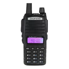 Rádio Comunicador 5w Bf Vhf /uhf/ Fm Dual Band Uv-82 Bandas De Freqüência Hz Cor Preto