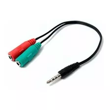 Cable 3.5 Adaptador Ps4 Audio Separa Microfono Y Audifono Pc