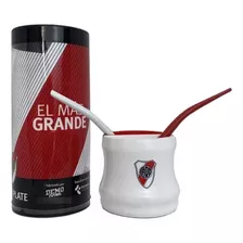 Mate Duo Futbol River Plate El Mas Grande Licencia Oficial 