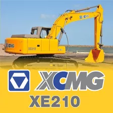 Kit Adesivos Escavadeira Hidráulica Xcmg Xe210 Completo R453 Cor Padrão