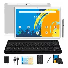 Tablet Con Funda Teclado Pad 10.1 Android 64+4gb Memoria Ram