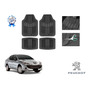 Tapetes Uso Rudo Peugeot 207 Sedan 2009 Rubber Black Origina