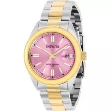 Invicta 38493 Pro Diver Feminino Tdo Aço Inox 38m Duo Rosa