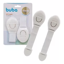 Kit 2 Travas Ajustáveis Para Portas E Gavetas Buba