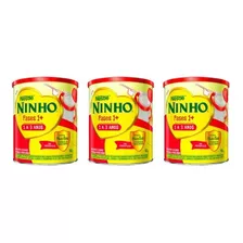 Kit C/3 Leite Ninho Fases 1+ 400g Formula Infantil Lata