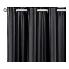 Cortina Blackout De Pvc 1,10m X 1,30m Preto Corta Luz 