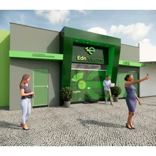 Maquete Eletrônica - Fachada Comercial 3 Imagens