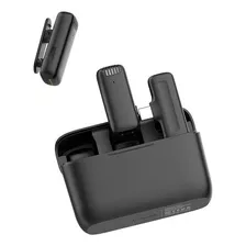 Microfono Profesional Inalámbrico Dual Ulanzi J12 Usb Para iPhone Negro