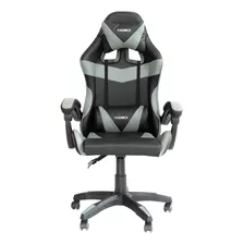 Cadeira Gamer Cinza Comfort Pop Giratória Reclinável