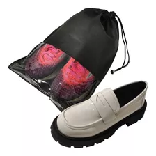 10 Sacos Com Visor Guardar Sapatos Tênis Chinelos Organizado