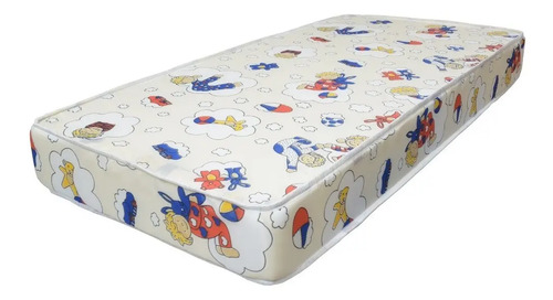 Colchão P/ Berço Desmontavel 70x100x10cm  Mod Chiqueirinho Creme