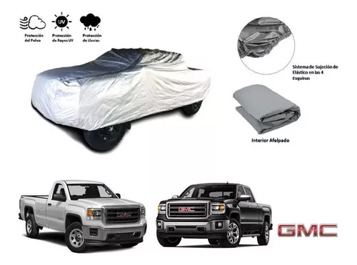 Lona Gruesa Felpa Cubre Camioneta Pickup Gmc Sierra 2014 Foto 2