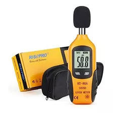 Medidor De Decibelios Risepro Medidor De Nivel De Sonido Dig