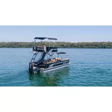 Lancha Pontoon F Boat 9500 Duplo Deck, Com Motor Mercury 300