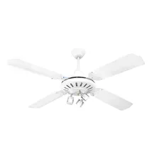 Ventilador De Techo Nacional Lujo Blanco Madera 3 Luces G9