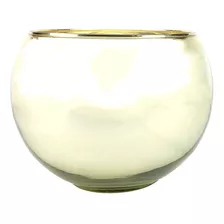 Vaso Decorativo Para Arranjos Centro De Mesa Espelhado 17cm