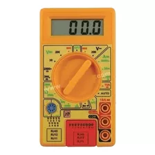 Multimetro Digital Tester C/ Buzzer Pobador De Cable De Red