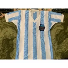 Camisa Argentina Of. 1 - Anos 80 - Tamanho G