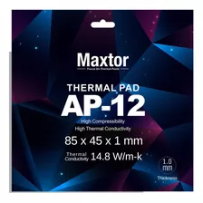 Pad Térmico Maxtor Ap-12 85x45x 1.0mm Conductividad 14.8w/mk