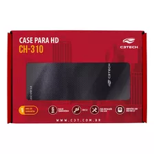 Case Para Hd Externo 2,5 Usb 3.0 Ch-310bk C3 Tech