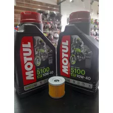 2 Aceite Motul 10w 40 + Filtro De Aceite Gixxer 150