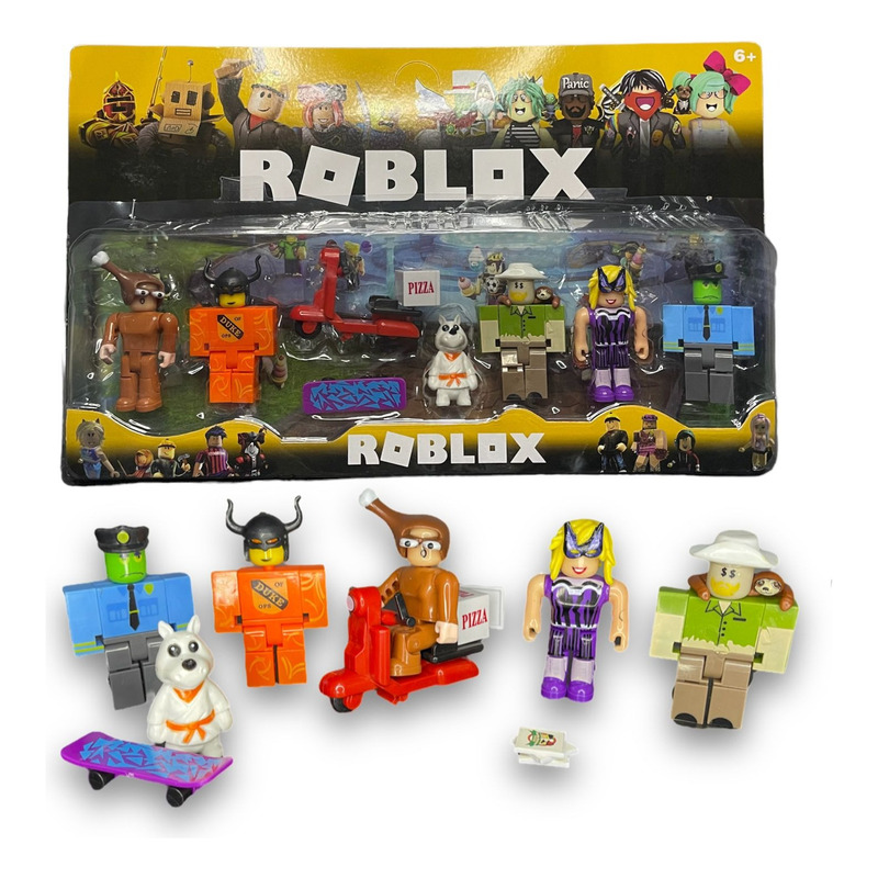 Kit Bonecos Roblox Zumbi Attack Aventura Brinquedos Infantil