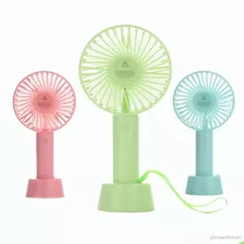 Mini Ventilador Mão Mesa Portátil Recarregável Silencioso 2