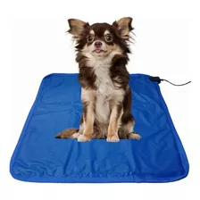 Manta Aquecedora Elétrica Gato Cachorro Pets 220v 60x60 Azul