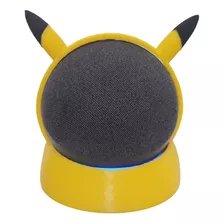 Suporte Amazon Echo Dot 4 Pokemon Pikachu