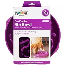 Outward Hound Comedouro Lento P/ Cães - Roxo - G