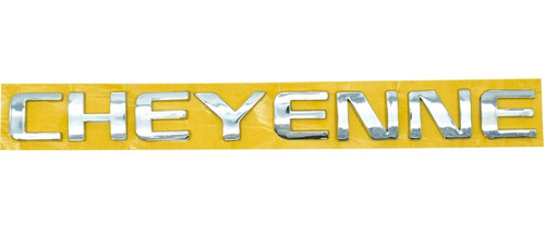 Emblema Texto Letras Cheyenne Cromo Foto 3