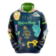 Sudadera Sublimada Rick Y Morty