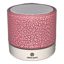 Caixa Caixinha De Som Portátil Bluetooth Mp3 Usb Cartão Rosa