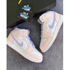 Jordan 1 Mid Pink Wash 24 Mx