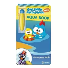 Livro Infantil Para Colorir Com Agua Aqua Book Galinha Pintadinha