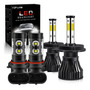 Kit De Faros Led 9003 H4, 6500 K, 100 W, 8000 Lm Para Toyota Toyota Sequoia