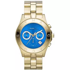 Reloj Marc Jacobs Para Mujer Mbm3307 Tablero Color Azul