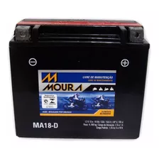 Bateria Moto Moura Ma18-d 18ah Harley Jetski Ytx20l-bs Yuasa