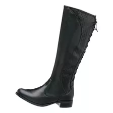 Bota Cano Longo Estilo Montaria Calçado Feminino Fashion