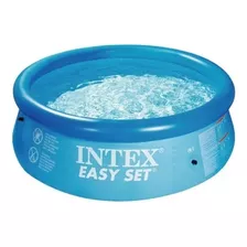 Piscina Inflável Azul Intex Easy Set 2,419 Litros
