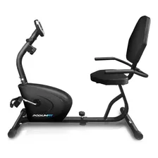 Bicicleta Ergométrica Podiumfit H90 Horizontal Cor Preto