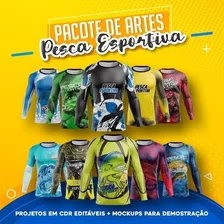 Vetores Estampas Artes Camisas De Pescaria Em Cdr X7