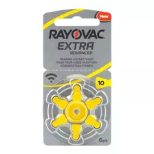 Pilas De Audifonos 10 Rayovac Yellow-10 6 Unidades /fullpila